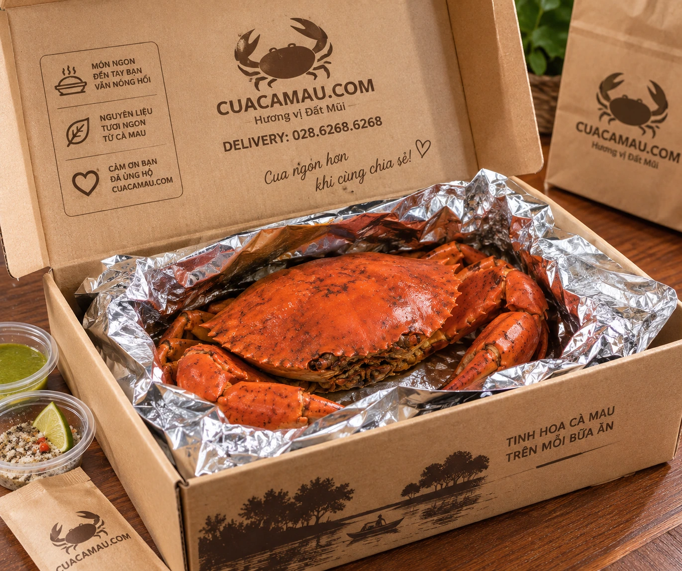 Medium Meat Crab - Steamed/Grilled